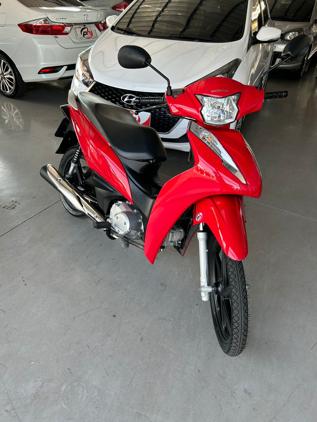 Honda Motos Biz 125 Vermelho 2018 / 2018 Manual Flex 0 Portas